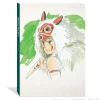 Maison Ghibli Notebooks And Notepads-San Flexi Journal - Princess Mononoke