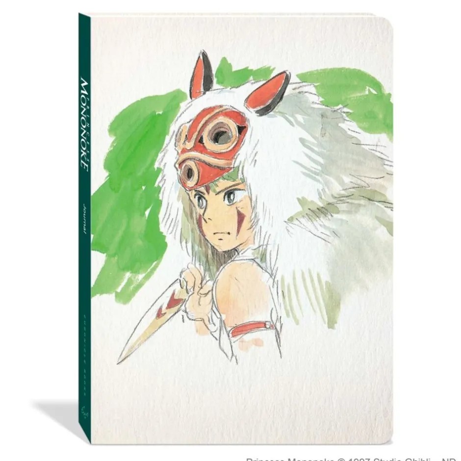 Maison Ghibli Notebooks And Notepads-San Flexi Journal - Princess Mononoke