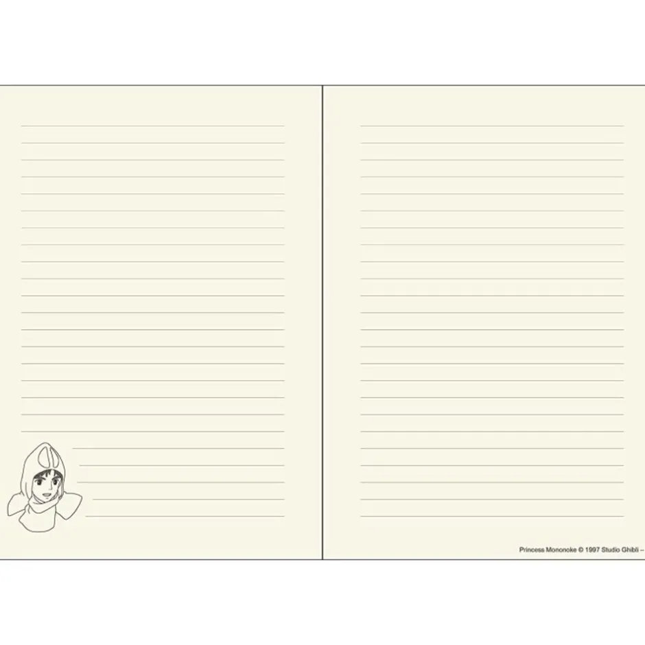Maison Ghibli Notebooks And Notepads-San Flexi Journal - Princess Mononoke