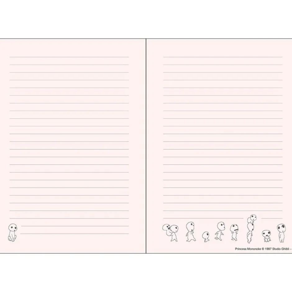 Maison Ghibli Notebooks And Notepads-San Flexi Journal - Princess Mononoke