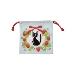 Maison Ghibli Bags-Satchel With Lanyard Jiji Strawberries 20 X 19 Cm - Kiki'S Delivery S
