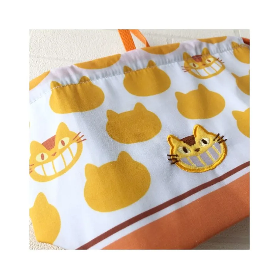 Maison Ghibli Bags-Satchel With Ring Catbus Silhouette 17 X 26 Cm - My Neighbor Totoro
