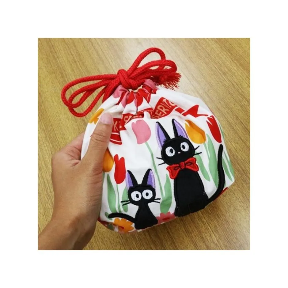 Maison Ghibli Bags-Satchel With Ring Jiji & Kitten 17 X 26 Cm - Kiki'S Delivery Service