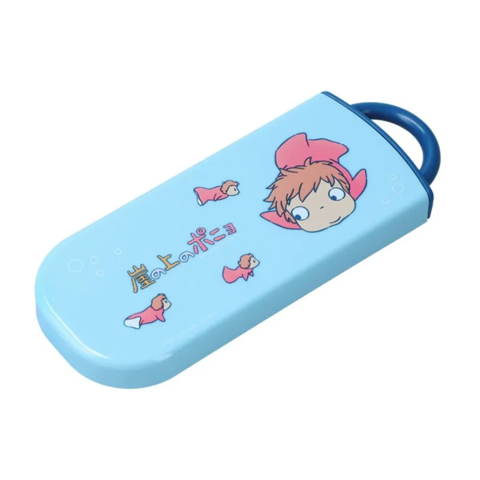 Maison Ghibli Kitchenware-Set Chopsticks Spoon Fork Ponyo In The Ocean - Ponyo On The Cliff