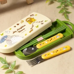 Maison Ghibli Kitchenware-Set Chopsticks Spoon Fork Totoro & Catbus - My Neighbor Totoro