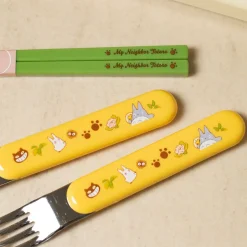 Maison Ghibli Kitchenware-Set Chopsticks Spoon Fork Totoro & Catbus - My Neighbor Totoro