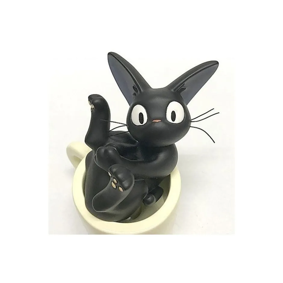 Maison Ghibli Decoration-Single Vase Jiji Flower Play - Kiki'S Delivery Service