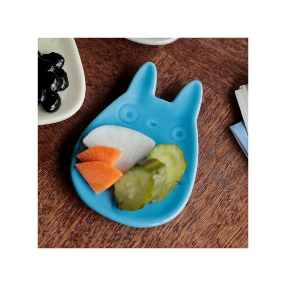 Maison Ghibli Kitchenware-Small Dessert Plate Middle Totoro Shape - My Neighbor Totoro