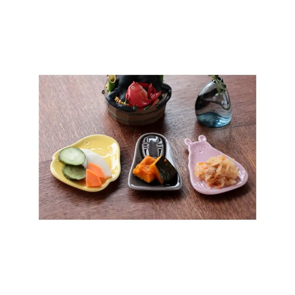 Maison Ghibli Kitchenware-Small Dessert Plate Middle Totoro Shape - My Neighbor Totoro