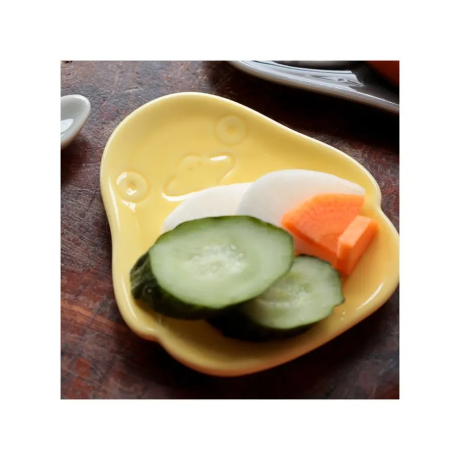 Maison Ghibli Kitchenware-Small Dessert Plate Ootori Sama Shape - Spirited Away