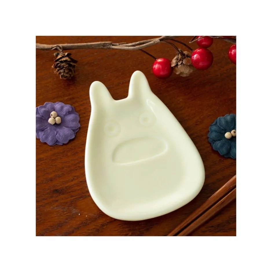 Maison Ghibli Kitchenware-Small Dessert Plate Small Totoro Shape - My Neighbor Totoro