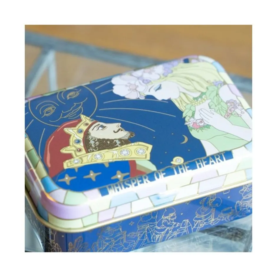 Maison Ghibli Accessories-Small Metal Box King Of Dwarf & Princess - Whisper Of The Heart