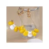 Maison Ghibli Jewellery-Small Totoro & Corn Clipped Earrings - My Neighbor Totoro