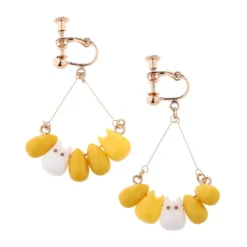 Maison Ghibli Jewellery-Small Totoro & Corn Clipped Earrings - My Neighbor Totoro