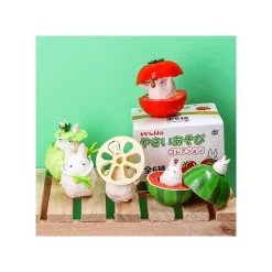 Maison Ghibli Figurines-Small Totoro & Vegetables Collect Of 6 Figurines - My Neighbor Totoro