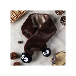 Maison Ghibli Outfits-Soot Sprites Plush Scarf - My Neighbor Totoro