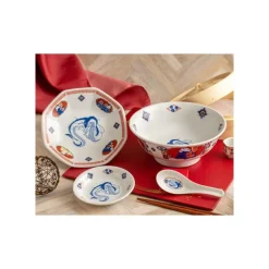 Maison Ghibli Kitchenware-Soup Plate Haku Dragon M - Spirited Away
