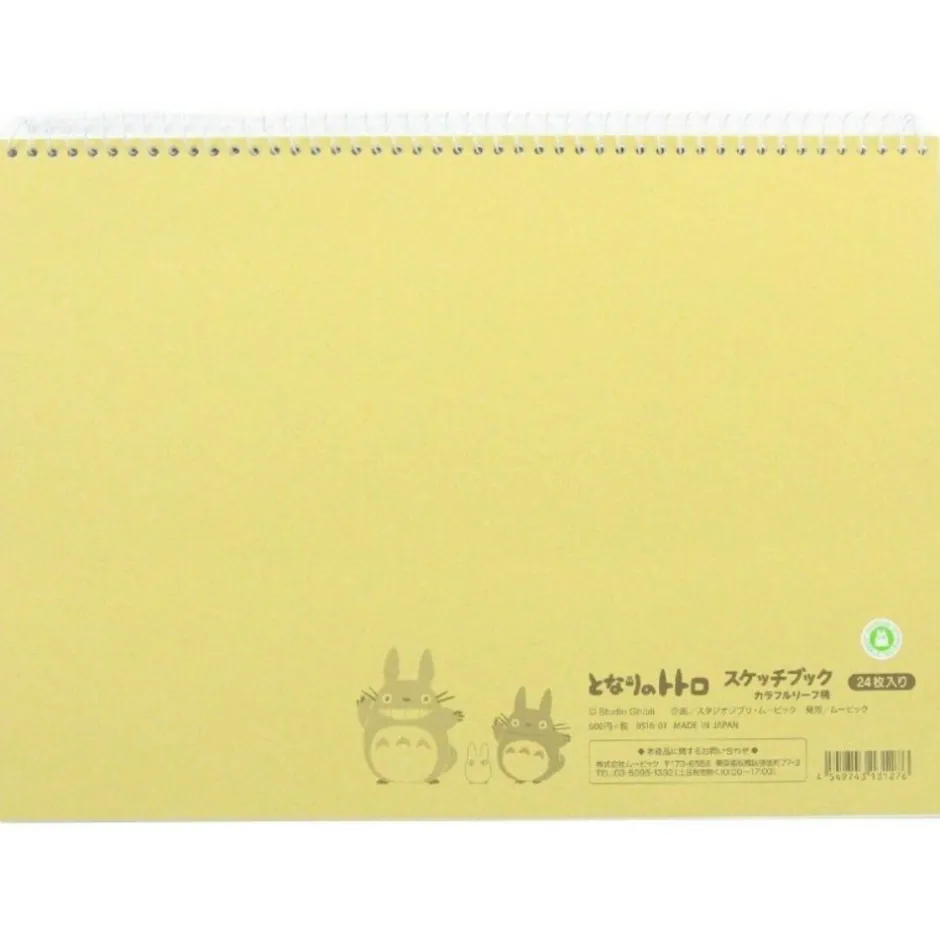 Maison Ghibli Notebooks And Notepads-Spiral Notebook Colorful Leaf Pattern Totoro - My Neighbor Totoro