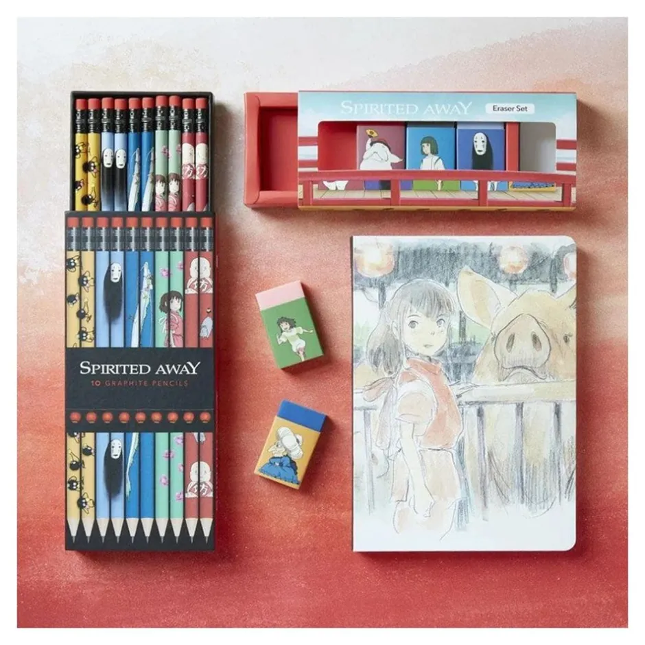 Maison Ghibli Small Equipment-Spirited Away Eraser Set - Spirited Away