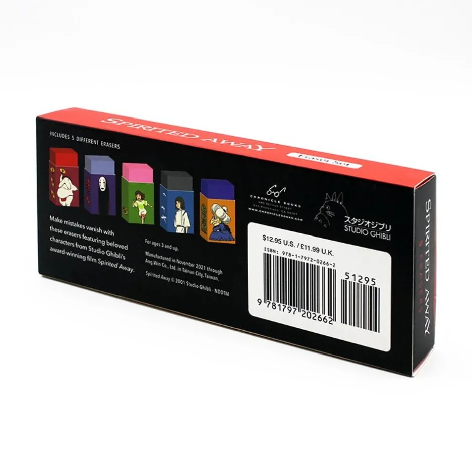 Maison Ghibli Small Equipment-Spirited Away Eraser Set - Spirited Away