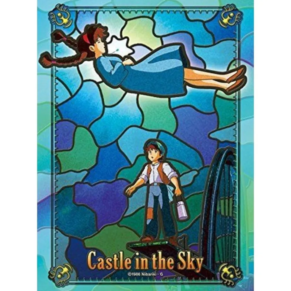 Maison Ghibli Jigsaw Puzzle-Stained Glass Puzzle 208P Marvelous Blaze - Castle In The Sky