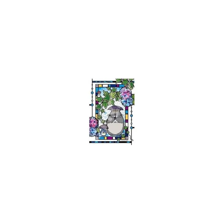 Maison Ghibli Jigsaw Puzzle-Stained Glass Puzzle 126P Totoro Umbrella - My Neighbor Totoro