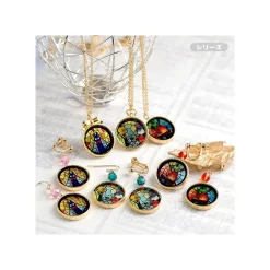Maison Ghibli Jewellery-Stained Glass Series - Earrings Calcifer- Howl'S Moving Castle