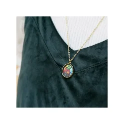 Maison Ghibli Jewellery-Stained Glass Series - Pendant Calcifer-Howl'S Moving Castle
