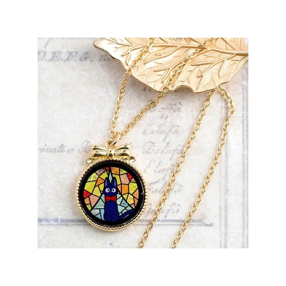 Maison Ghibli Jewellery-Stained Glass Series - Pendant Kiki- Kiki'S Delivery