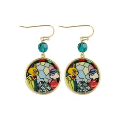Maison Ghibli Jewellery-Stained Glass Series - Pierced Earrings - Whisper Of The Heart