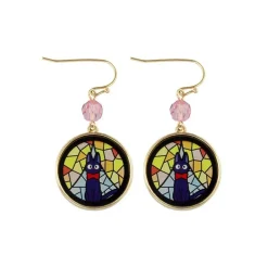 Maison Ghibli Jewellery-Stained Glass Series - Pierced Earrings Kiki- Kiki'S Delivery
