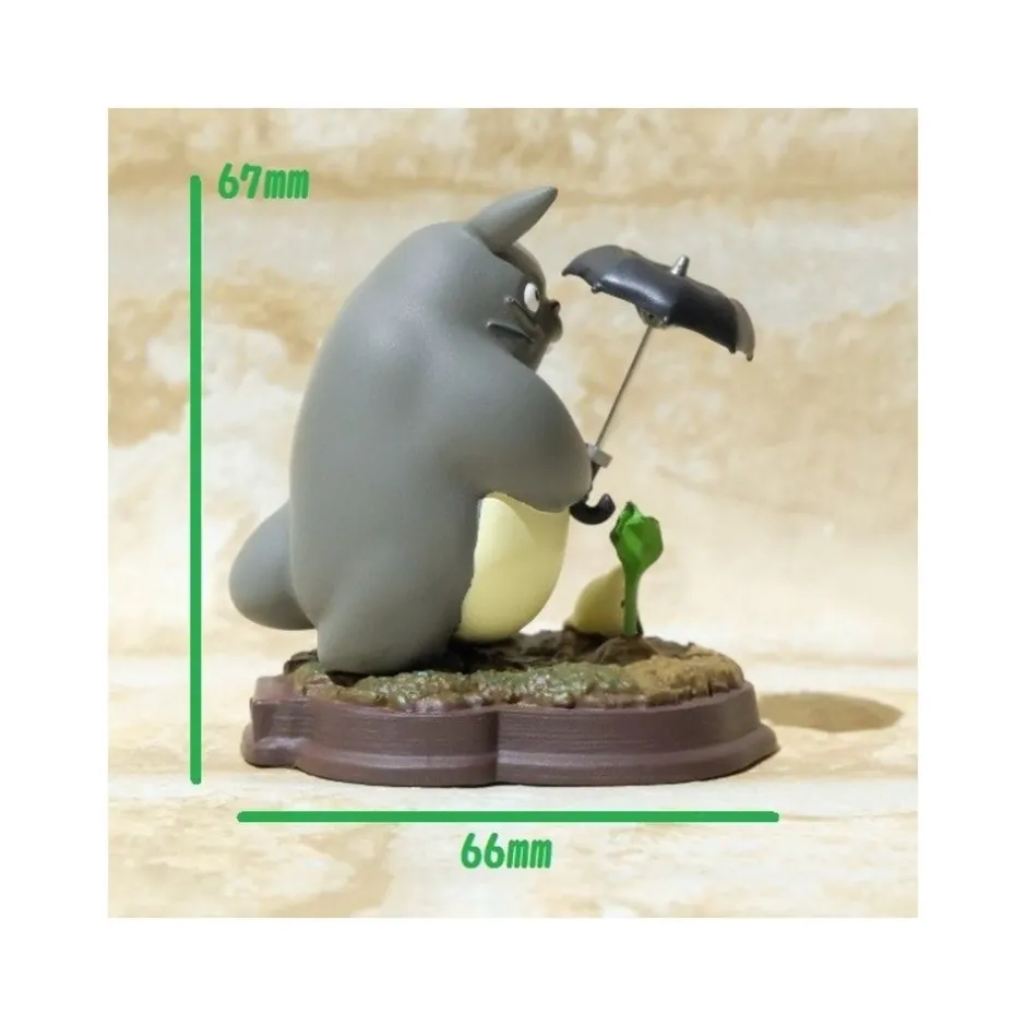 Maison Ghibli Statues-Statue Collection Stop Motion Totoro Grey Dondoko Pose 10 - My Neighbor Totoro