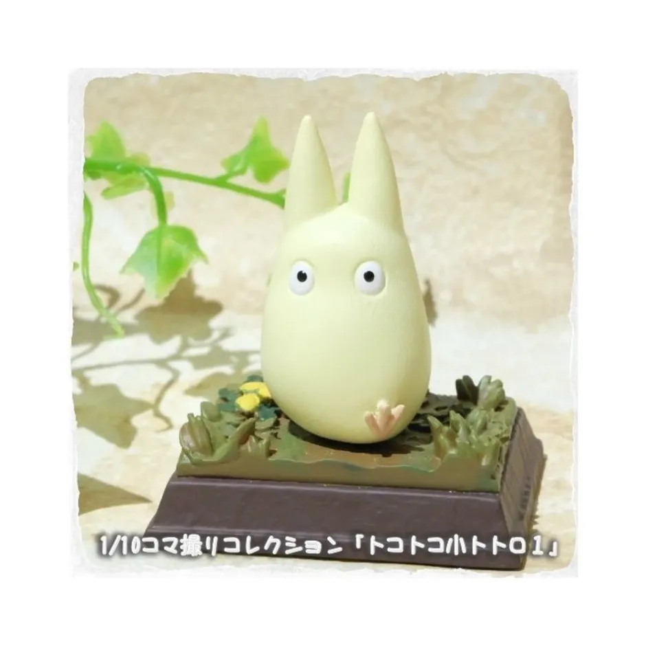 Maison Ghibli Statues-Statue Collection Stop Motion Totoro White Race Pose 1 - My Neighbor Totoro