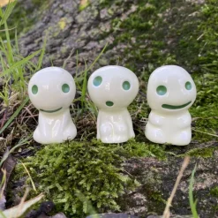 Maison Ghibli Statues-Statue Kodama B & 1 Blind Power Stone - Princess Mononoke