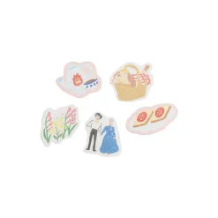Maison Ghibli Small Equipment-Sticker Set Break Time Flowers - Howl'S Moving Castle