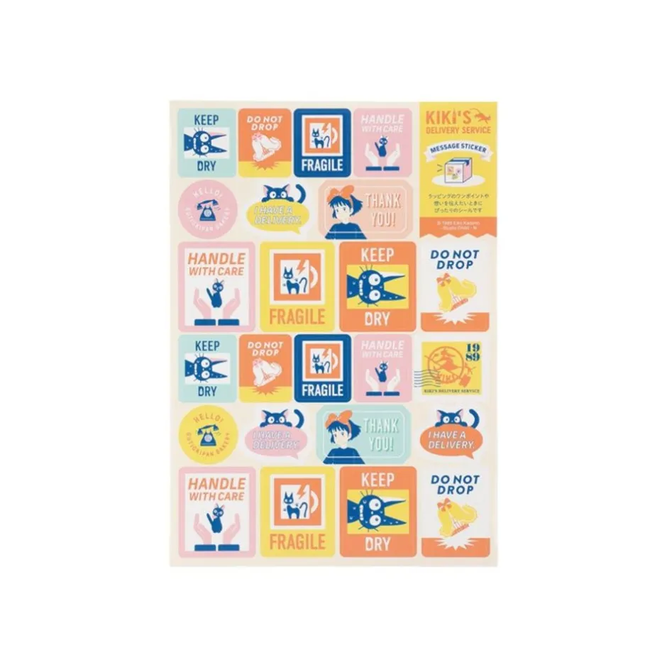 Maison Ghibli Small Equipment-Sticker Sheet Kiki Shipping - Kiki'S Delivery Service