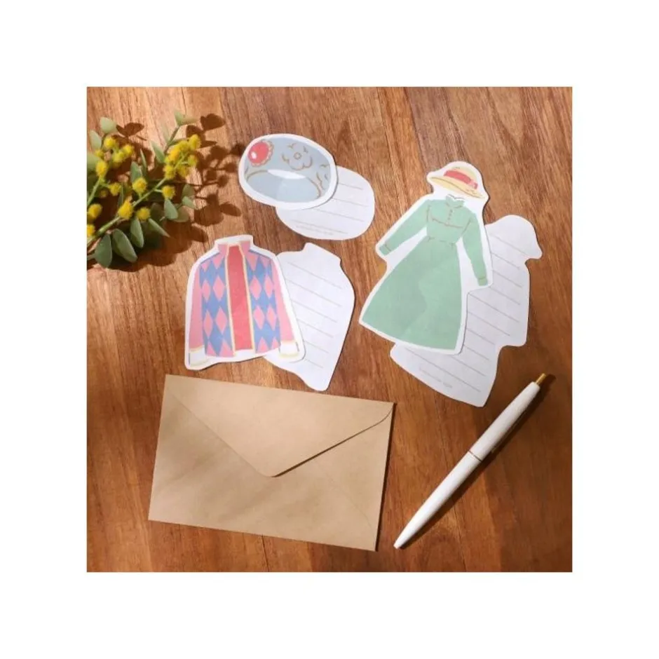 Maison Ghibli Postcards And Letter Papers-Stickers Sophie'S Accessories - Howl'S Moving Castle