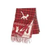 Maison Ghibli Outfits-Stole With Button Jiji Check Pattern - Kiki'S Delivery Service