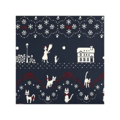 Maison Ghibli Outfits-Stole With Button Kiki Snowing City - Kiki'S Delivery Service