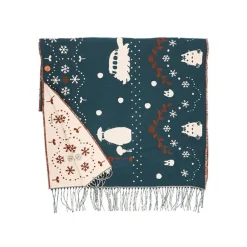 Maison Ghibli Outfits-Stole With Button Walking In Snow - My Neighbor Totoro