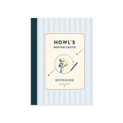 Maison Ghibli Notebooks And Notepads-Stripes Notebook 12,8 X 18,2 Cm - Howl'S Moving Castle