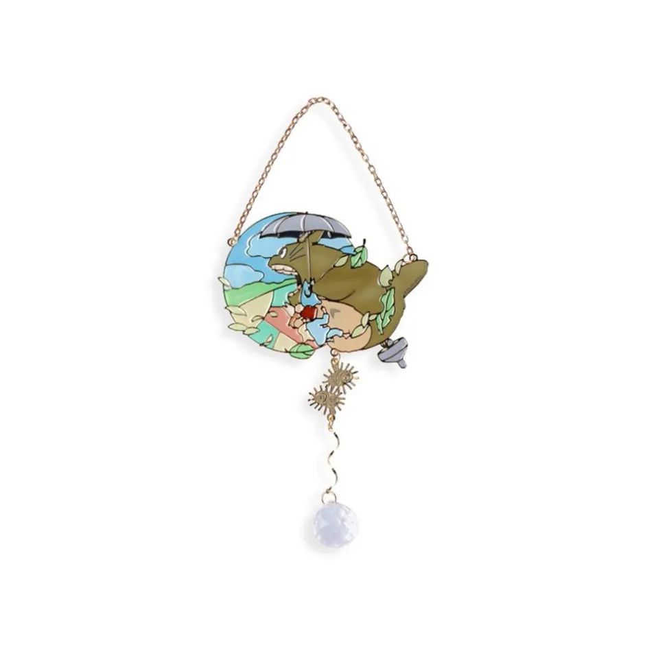 Maison Ghibli Decoration-Sun Catcher Stained Glass Totoro - My Neighbor Totoro
