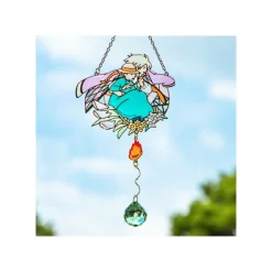 Maison Ghibli Decoration-Sun Catcher Stained Glass Sophie & Hauru - Howl'S Moving Castle