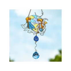 Maison Ghibli Decoration-Sun Catcher Stained Glass Sheeta & Pazu - Castle In The Sky