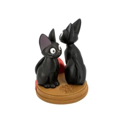 Maison Ghibli Decoration-Table Clock Jiji & Soft Toy Jiji - Kiki'S Delivery Service