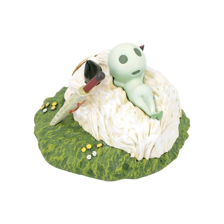 Maison Ghibli Decoration-Table Clock On The Sun'S Mask - Princess Mononoke