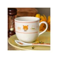 Maison Ghibli Kitchenware-Tea Time & Cat Cup - The Cat Returns