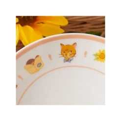Maison Ghibli Kitchenware-Tea Time & Cat Plate - The Cat Returns