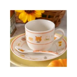 Maison Ghibli Kitchenware-Tea Time & Cat Plate - The Cat Returns