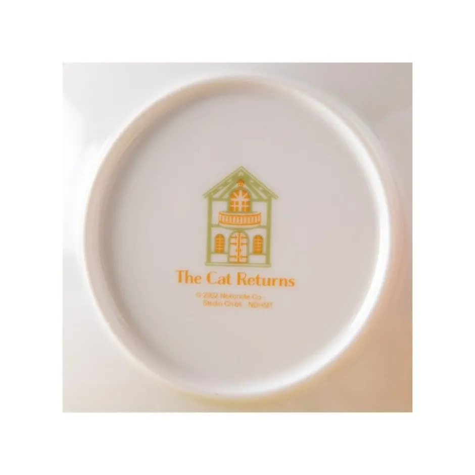 Maison Ghibli Kitchenware-Tea Time & Cat Plate - The Cat Returns